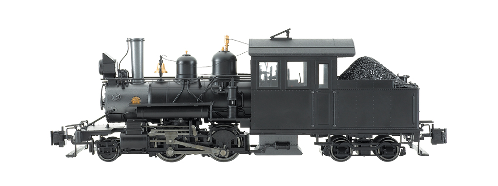 Painted, Unlettered - Outside Frame (Black) Forney 2-4-4 G Scale - Click Image to Close