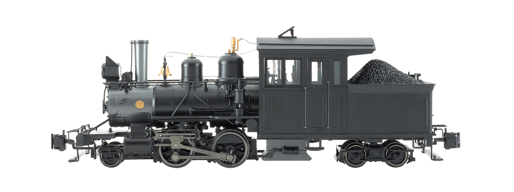 Painted, Unlettered - Inside Frame (Black) Forney 2-4-4 G Scale - Click Image to Close