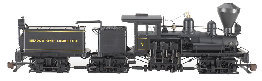 Meadow River Lumber Company #7 - Three-Truck Shay (G Scale) - Click Image to Close