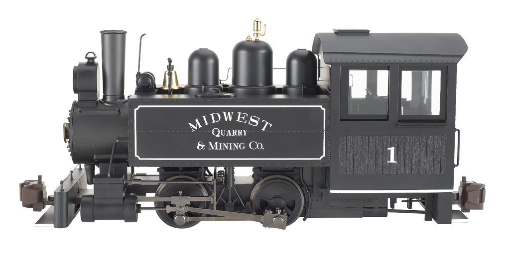 Midwest Quarry & Mining Co. 0-4-0 Side Tank Porter (G Scale) - Click Image to Close