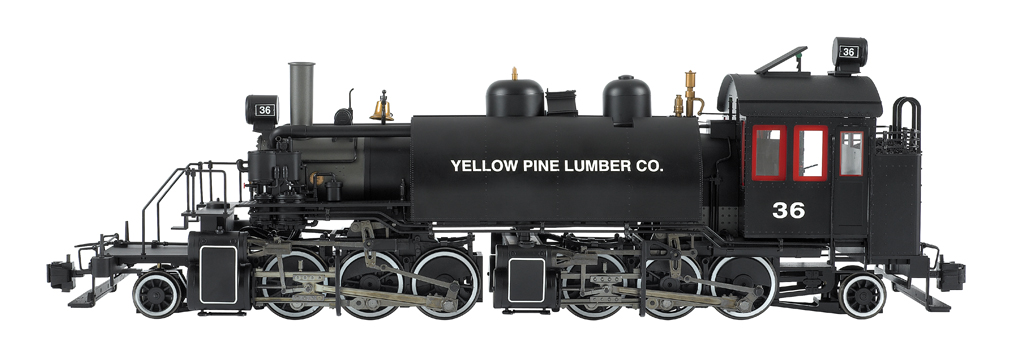 Yellow Pine Lumber Co. 2-6-6-2 Saddle Tank Locomotive - Click Image to Close