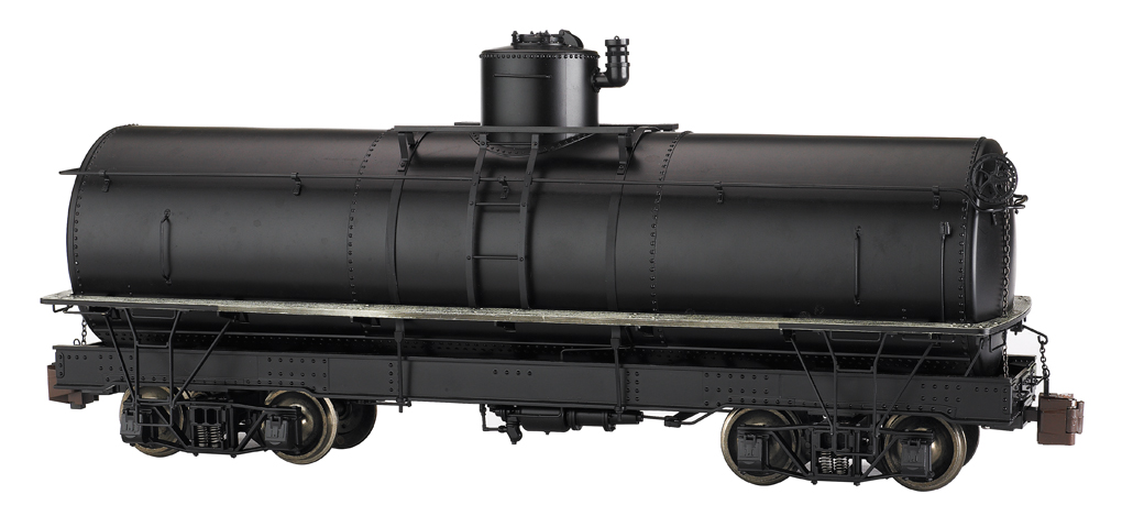 Painted, Unlettered - Black - Framed Tank Car (Large Scale)