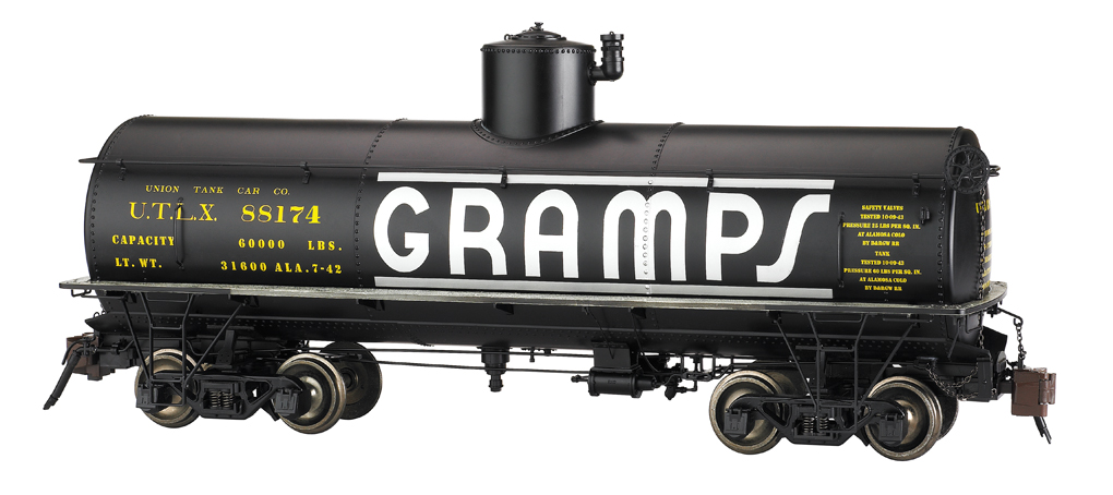 Gramps #88174 - Frameless Tank Car (Large Scale) - Click Image to Close