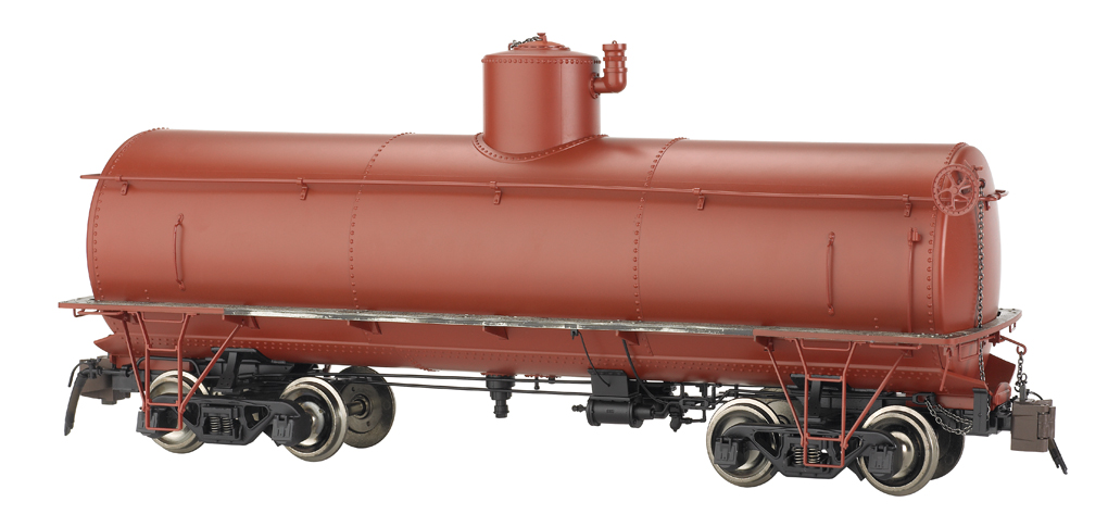 Painted, Unlettered - Oxide Red - Frameless Tank Car (Large) - Click Image to Close