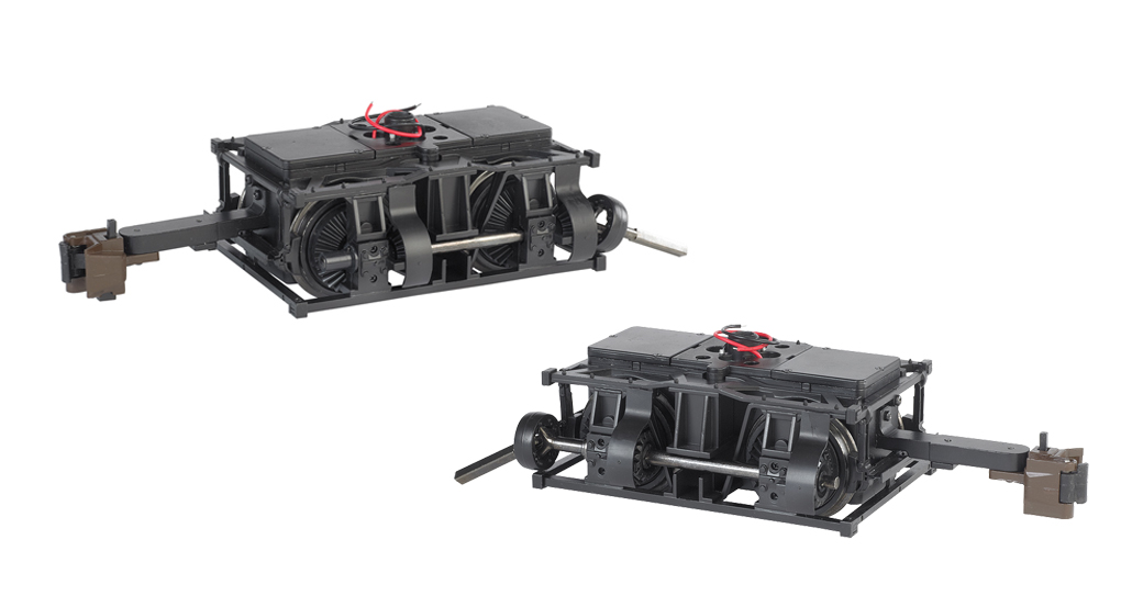 Shay Power Trucks With Die-Cast Power Blocks–1 Pair (G Scale) - Click Image to Close