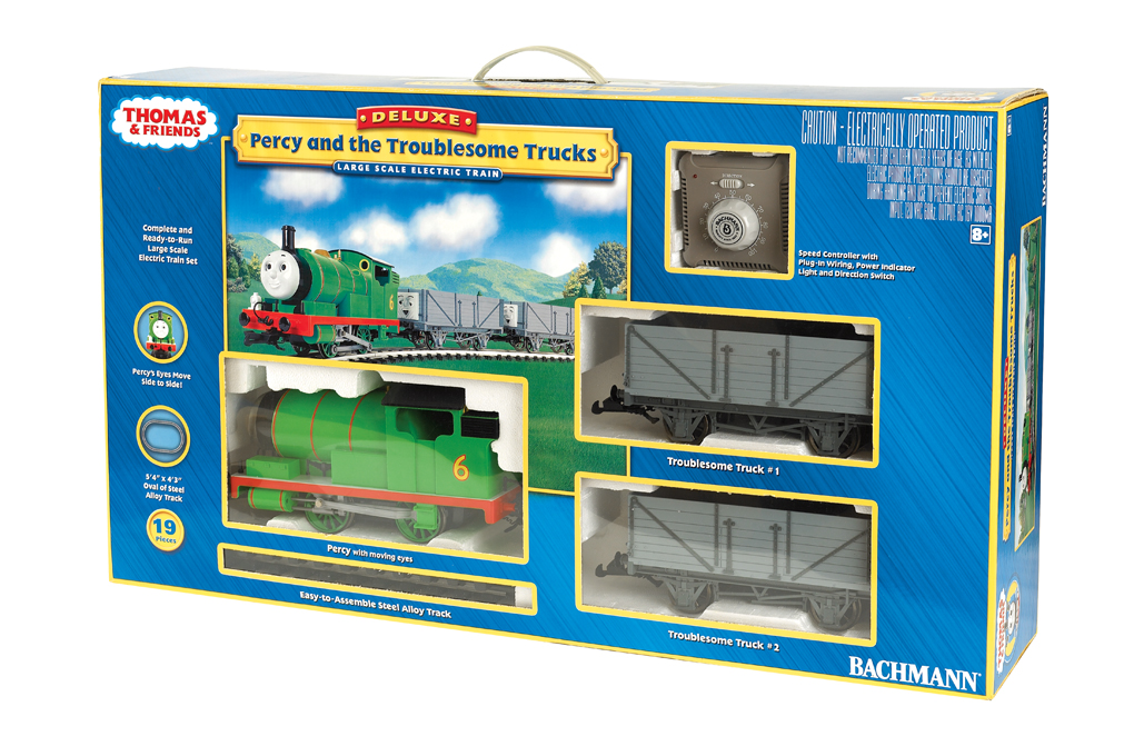 Percy and the Troublesome Trucks (G Scale) - Click Image to Close