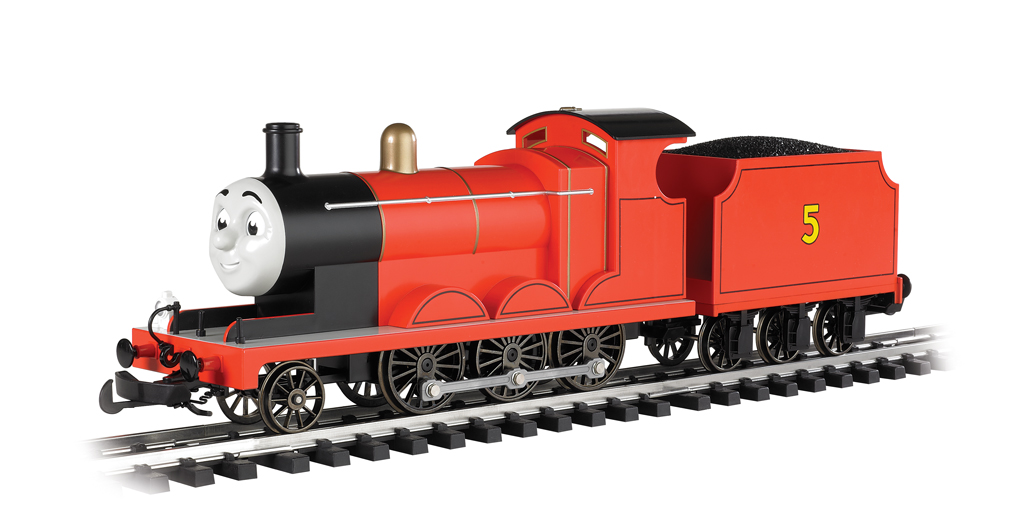 James the Red Engine - with moving eyes (G Scale) - Click Image to Close