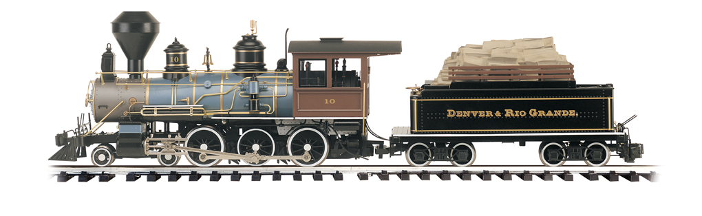 Denver & Rio Grande #10 -4-6-0 - Locomotive (G Scale) - Click Image to Close