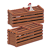 Two Chicken Crates (Large Scale)