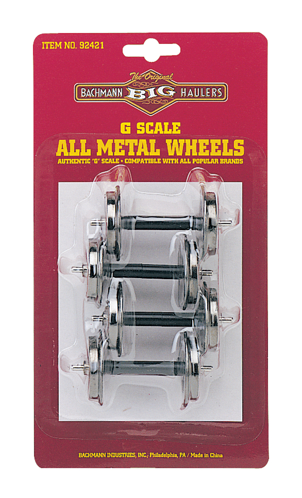 Large Metal Wheel Set (4 per card) (Large Scale)