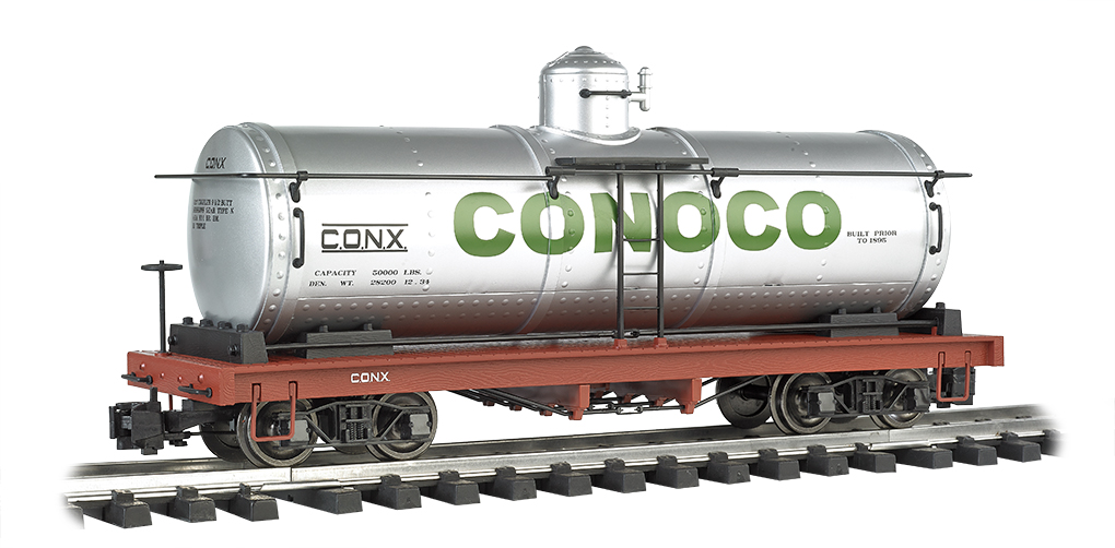 Conoco - Single Dome Tank Car (G Scale) - Click Image to Close