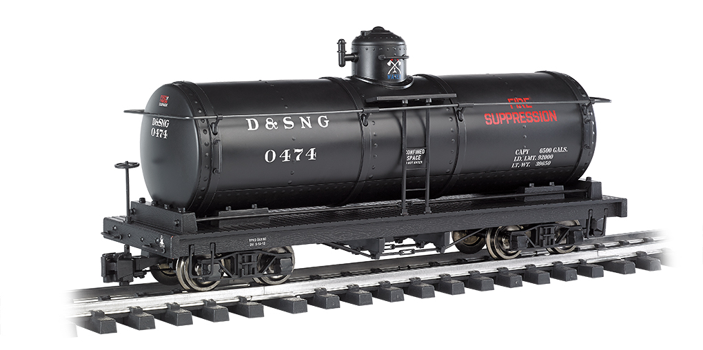 Durango & Silverton Fire Suppression #0474 Single Dome Tank Car