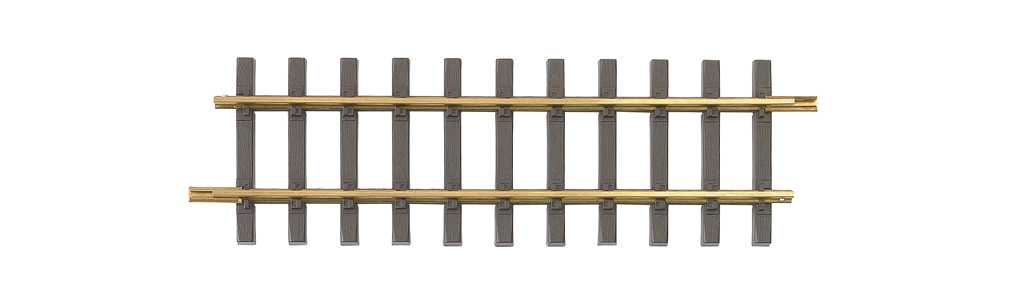 1' Straight 12/Box - Brass Track (Large Scale)