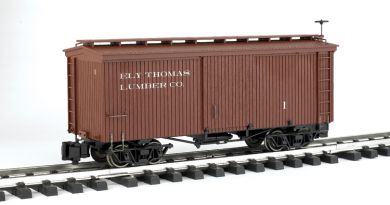 Ely Thomas Lumber Co. - 20' Box Car (Large Scale) - Click Image to Close