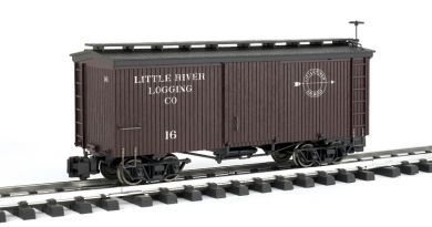 Little River Lumber Co. - 20' Box Car (Large Scale) - Click Image to Close