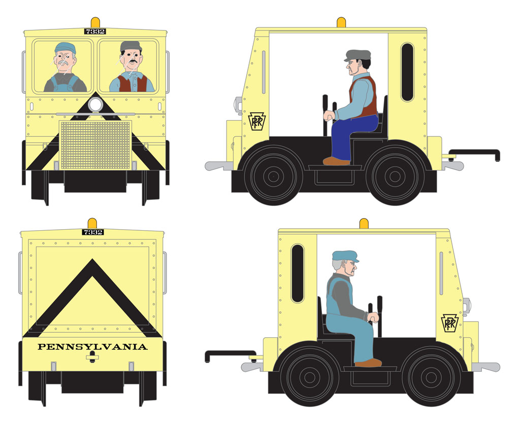 Pennsylvania Maintenance of Way - Speeder (G Scale)