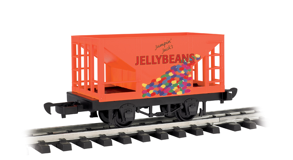 Hopper Car - Jumpin' Jack's Jelly Beans (G Scale) - Click Image to Close