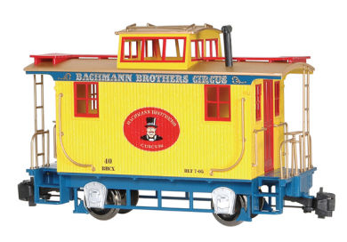 Bachmann Brothers Circus - Caboose (G Scale) - Click Image to Close