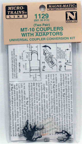 MT-10 Medium "T" Shank Couplers with Adaptors (N) - Click Image to Close