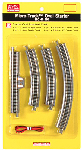 MICRO-TRAINS LINE 99040101 MICRO-TRACK OVAL STARTER SET (Z) - Click Image to Close