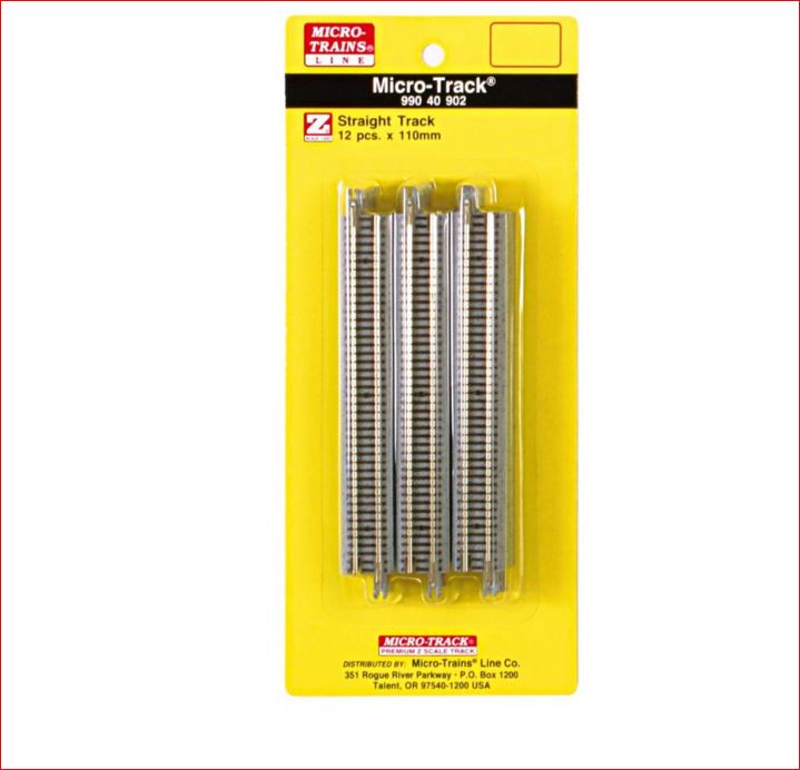 MICRO-TRAINS LINE 99040902 110mm STRAIGHT TRACK (Z) - Click Image to Close