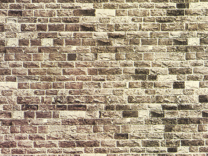 NOCH 57720 Carton Wall "Basalt" 64cm x 15cm - Click Image to Close