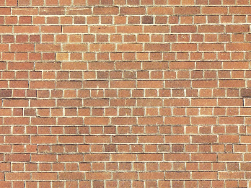 NOCH 57730 Carton Wall "Red Brick" 64cm x 15cm - Click Image to Close