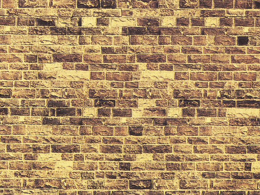 NOCH 57750 Carton Wall "Yellow Sandstone" 64cm x 15cm - Click Image to Close
