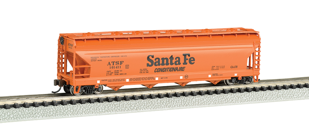 Santa Fe - ACF 56' 4-Bay Center Flow Hopper (N Scale)