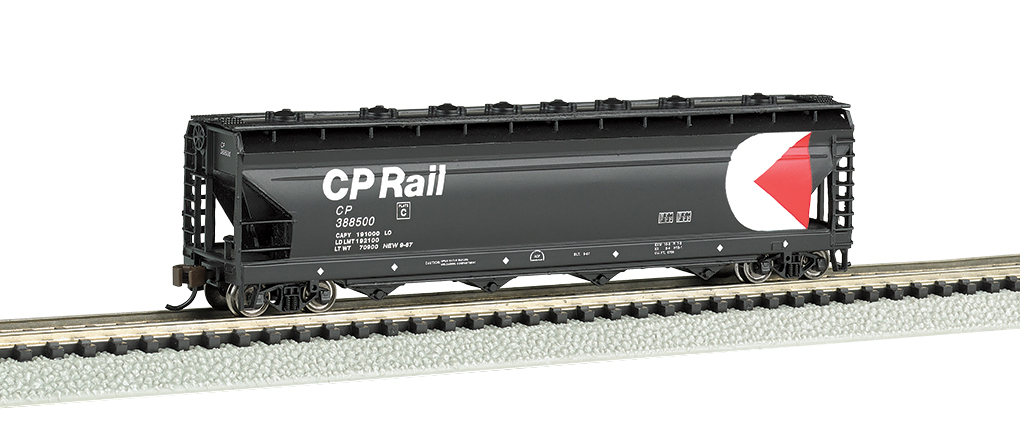 CP Rail - ACF 56' 4-Bay Center Flow Hopper (N Scale) - Click Image to Close