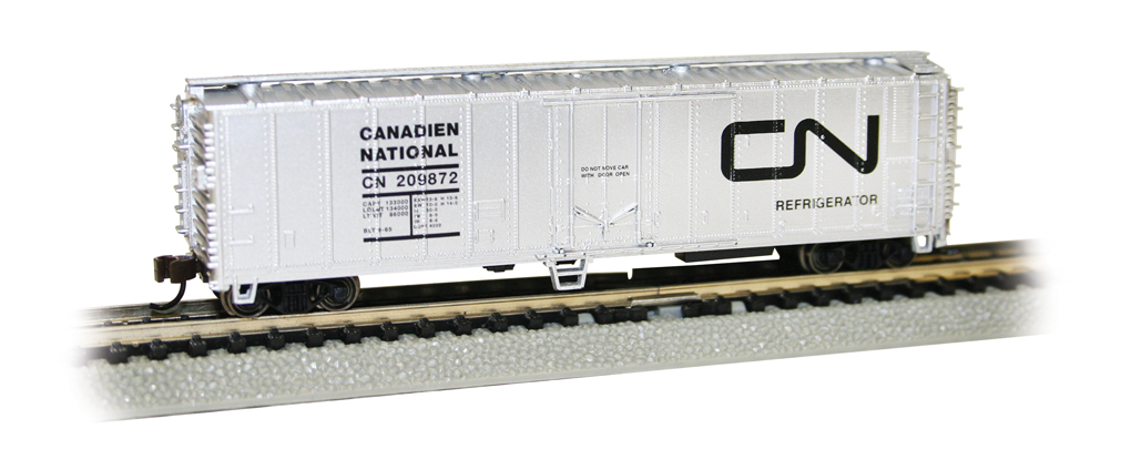 Canadian National - ACF 50' Steel Reefer (N Scale) - Click Image to Close