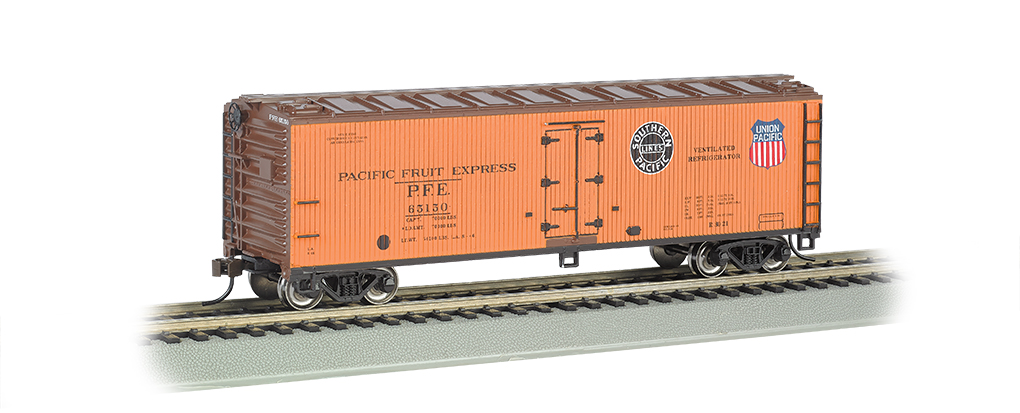 Pacific Fruit Express-40' Wood-side Refrigerated Box Car N Scale