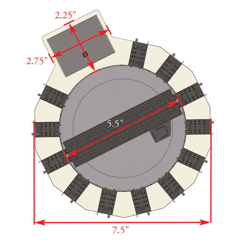 Motorized Turntable - N Scale E-Z Track