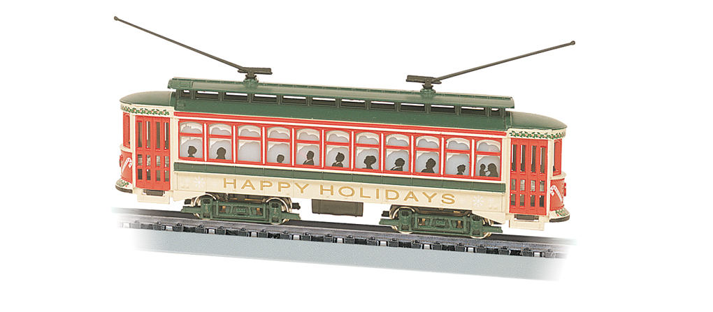 Christmas - Brill Trolley (N Scale)