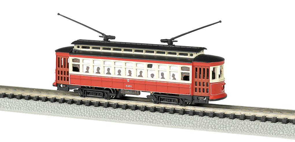 Chicago - Brill Trolley (N Scale) - Click Image to Close