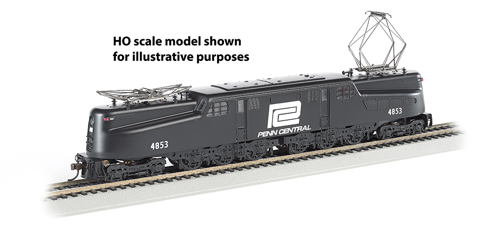 Penn Central GG-1 #4853 – Black & White DCC Sound (N Scale)