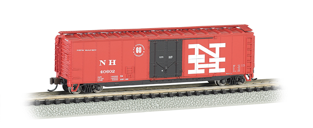 New Haven - 50' Plug-Door Box Car (N Scale) - Click Image to Close