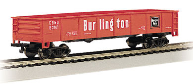 Burlington - 40' Gondola (N Scale) - Click Image to Close