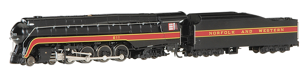 norfolk and western 611 ho scale