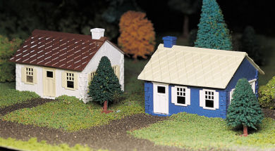 Cape Cod Houses (two per box) (O Scale) - Click Image to Close