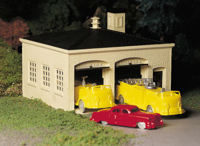 Fire House (O Scale) - Click Image to Close