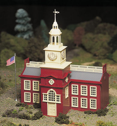 Town Hall (O Scale) - Click Image to Close