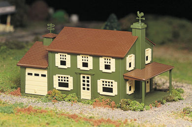 Two-Story House (O Scale) - Click Image to Close