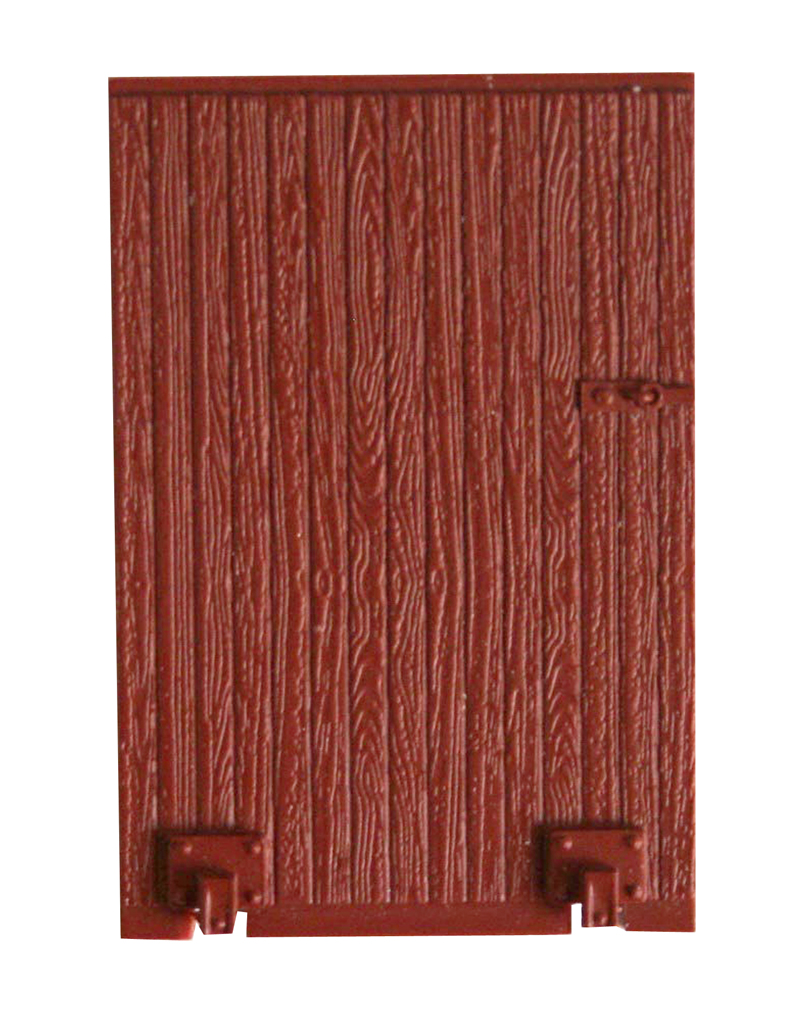 18 ft. Box Car - Oxide Red, Data Only (2 per box) (On30) - Click Image to Close