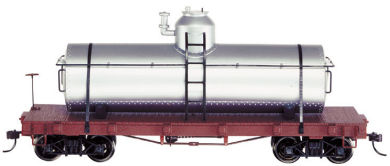 Unlettered - Silver - Tank Car (On30) - Click Image to Close
