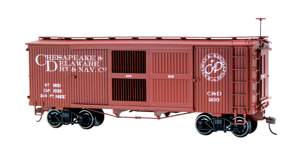 Chesapeake & Delaware - Ventilated Box Car (On30)