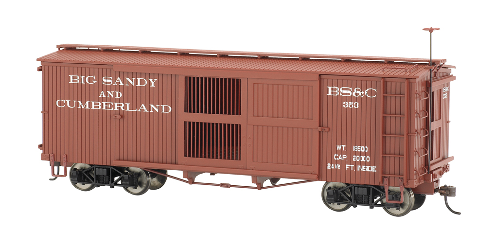 Big Sandy & Cumberland - Ventilated Box Car (On30)