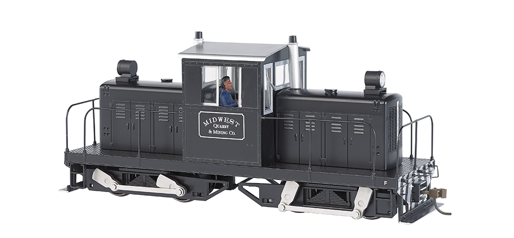 Midwest Quarry (silver & black) - Whitcomb 50-Ton DCC (On30)