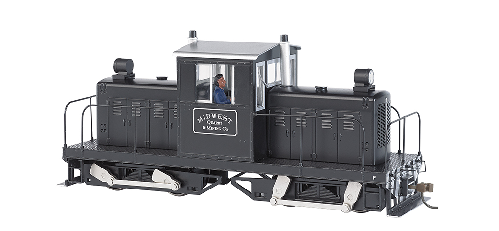 Midwest Quarry (silver & black) - Whitcomb 50-Ton DCC (On30) - Click Image to Close