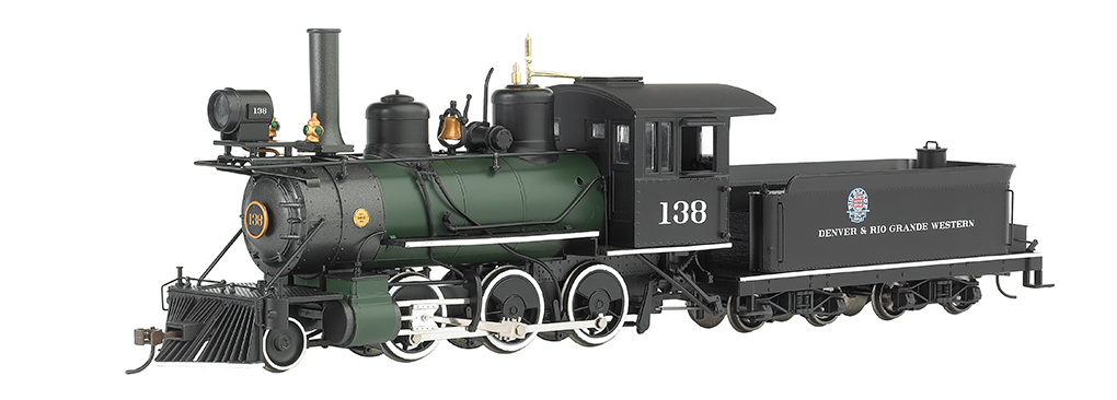 Denver & Rio Grande Western™ #138(Green Boiler)DCC- 2-6-0 (On30)